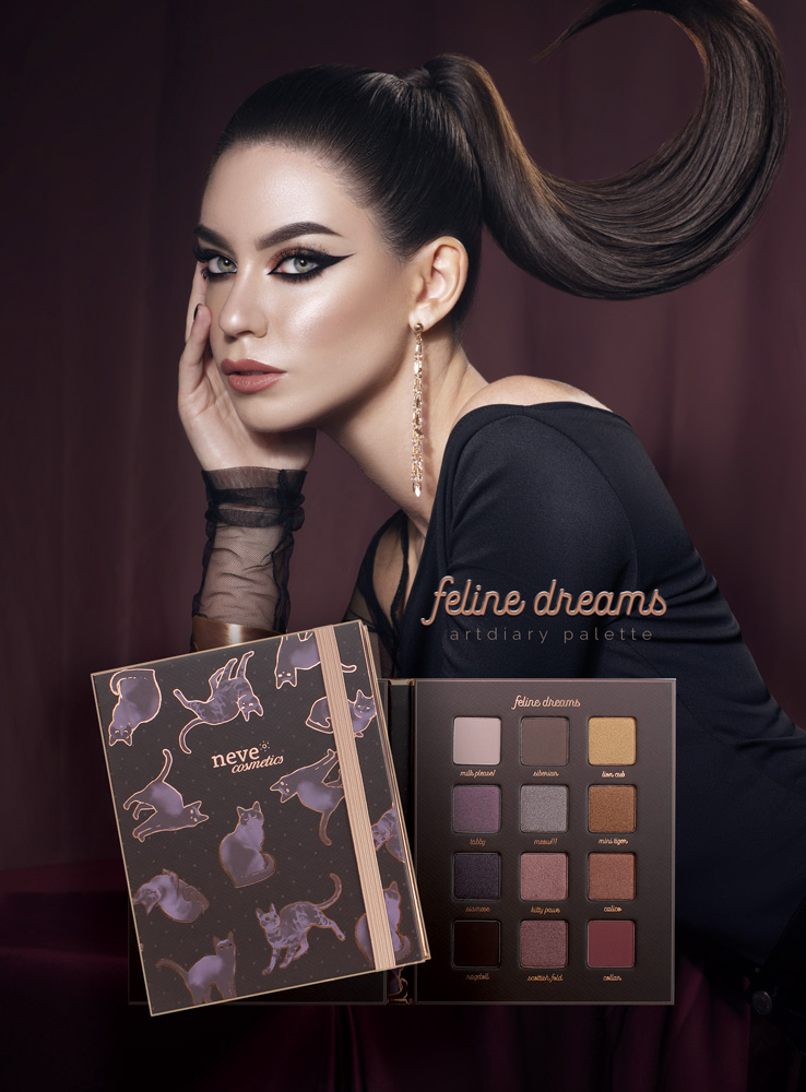 Feline Dream Neve Cosmetics, la prima ArtDiary palette